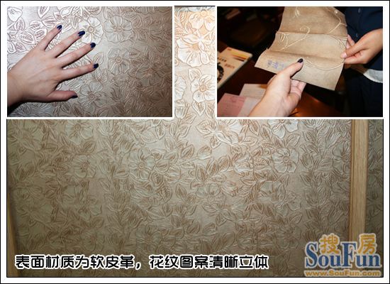 KD卢浮宫壁柜门 表面皮革