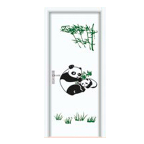 门业图片-精品卡通门XD-885(大熊猫)XD-885(大熊猫)图片