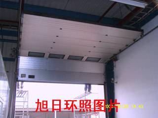 门业图片-工业滑升门北京旭日优质翻板工业门/保温工业门XRHZ-03图片