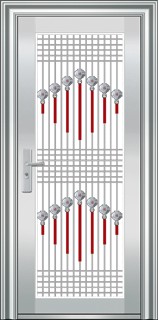 门业图片-不锈钢门厂家直销喜盈门不锈钢门BD-6615图片