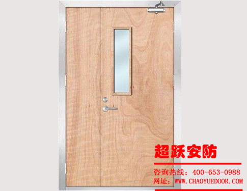 门业图片-防火门山西钢框木扇防火门可定制图片