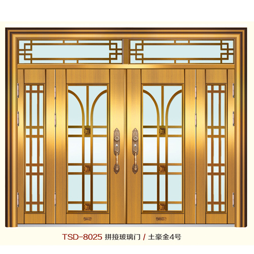门业图片-拼接工艺大门系列TSD-8025TSD-8025图片