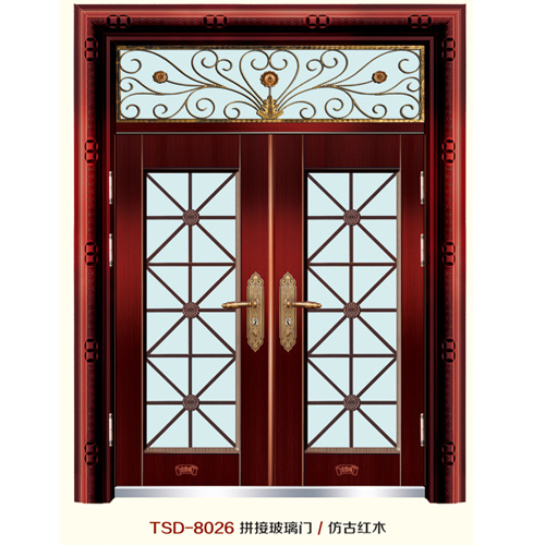门业图片-拼接工艺大门系列TSD-8026TSD-8026图片