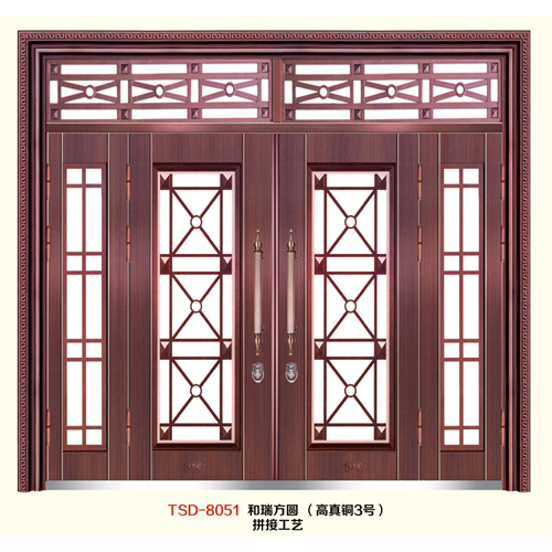 门业图片-拼接工艺大门系列TSD-8051TSD-8051图片