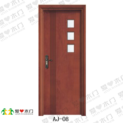 门业图片-模压门系列模压门，模压门批发，爱心木门E4图片