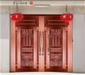 门业图片-别墅纯铜门 YJ-A021YJ-A021图片