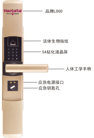 门业图片-好太太智能锁爱家S2爱家智能锁图片