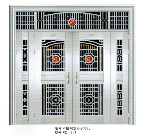 门业图片-豪华不锈钢门不锈钢大门不锈钢大门图片