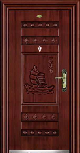 门业图片-防盗门防盗门一帆风顺  型号：KDH-9011图片