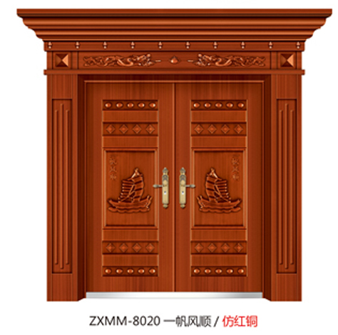 门业图片-高档仿铜门系列ZXMM-8020一帆风顺ZXMM-8020一帆风顺图片
