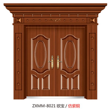 门业图片-高档仿铜门系列ZXMM-8021欧宝ZXMM-8021欧宝图片