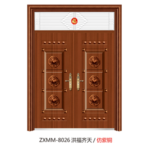 门业图片-高档仿铜门系列ZXMM-8026洪福齐天ZXMM-8026洪福齐天图片