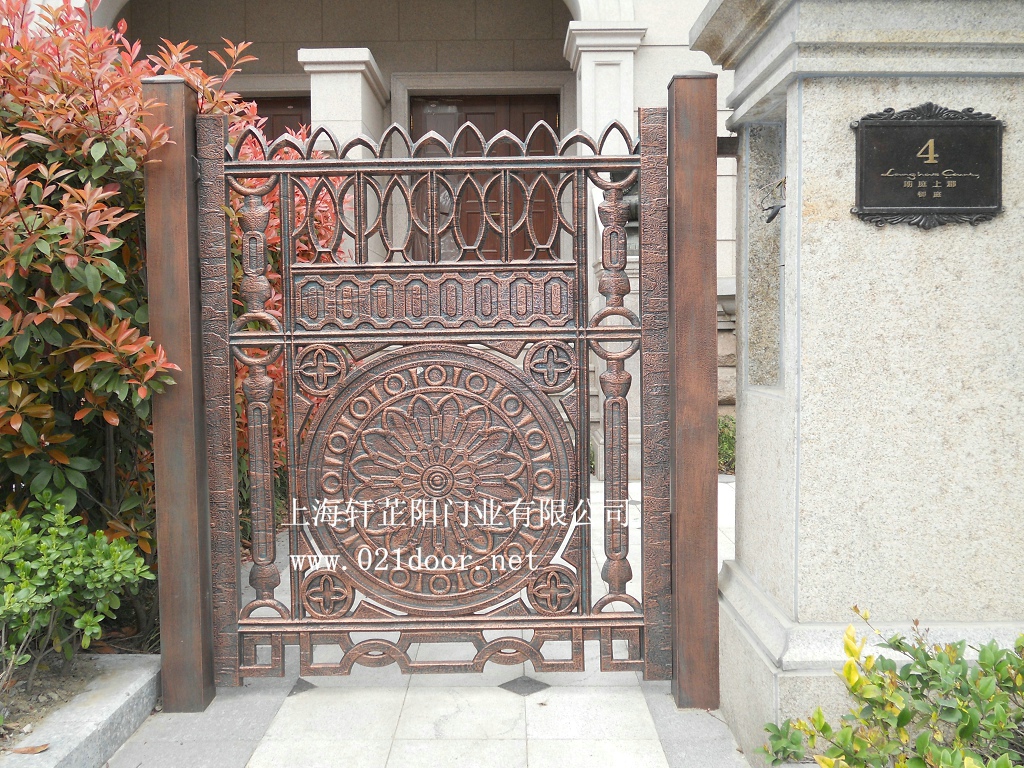 门业图片-铸铝门高档别墅铸铝门-中国*豪华的庭院门XZY图片