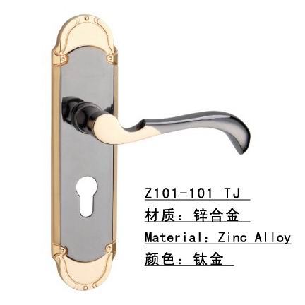 门业图片-2012新款执手锁锌合金执手门锁Z101-101TJ图片