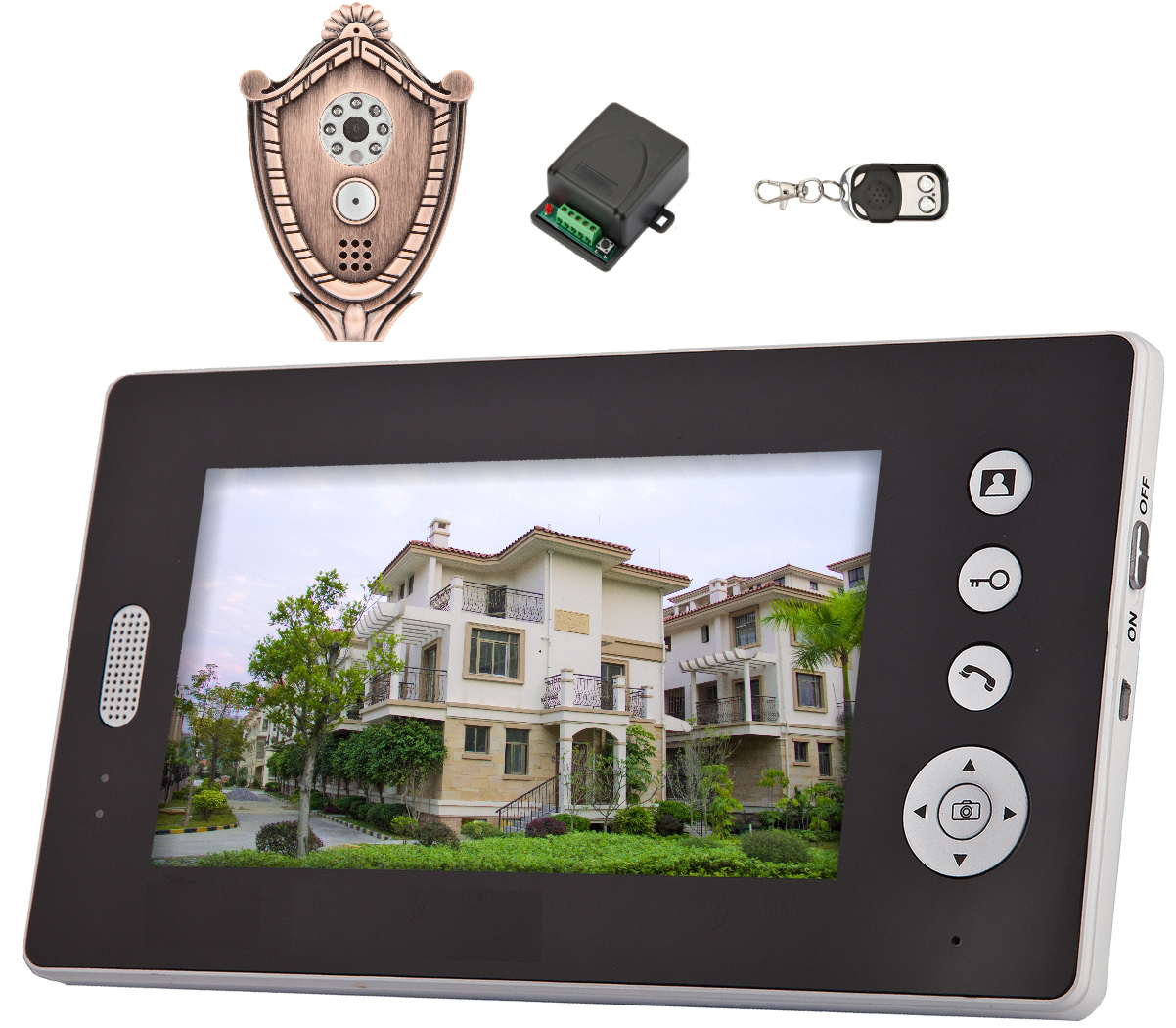 门业图片-配件无线可视对讲猫眼，猫眼，门铃PH7001-1V2图片