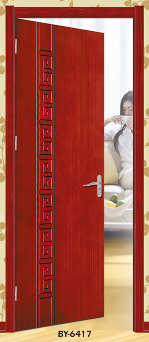 门业图片-实木复合门实木复合门BY-6417图片