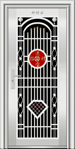 门业图片-不锈钢单门 YXA-6002(五类花)YXA-6002(五类花)图片