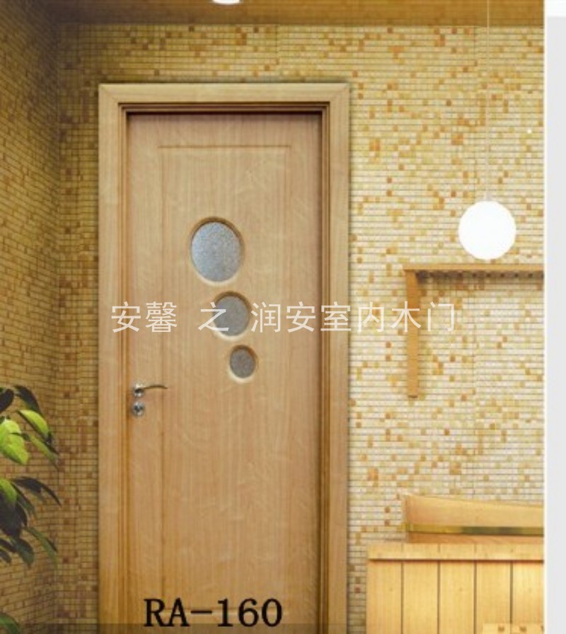 门业图片-室内门诚邀江山润安室内玻璃门厨卫门RA-160图片