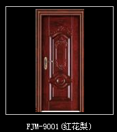 门业图片-钢木门高档反深拉伸系列FJM-9001（红花梨）FJM-9001图片
