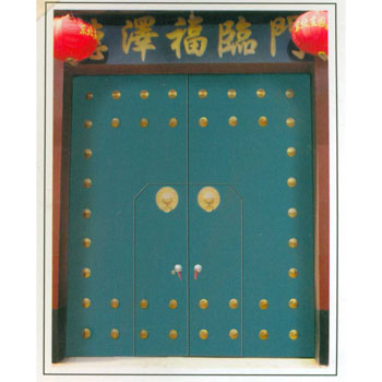 门业图片-压花板压花庭院门价位00图片