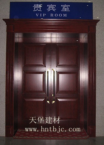 门业图片-原木门/实木门/家装门/工程门/原木家居原木门，实木门2060*900图片