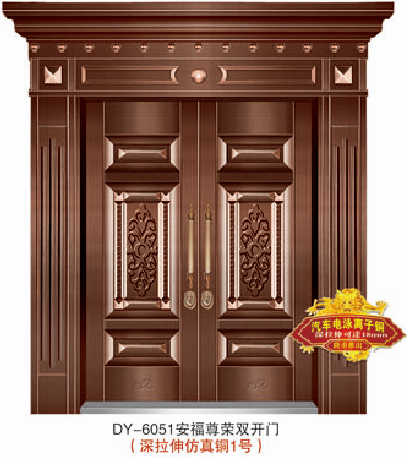 门业图片-仿铜门系列仿铜门DY-6051图片