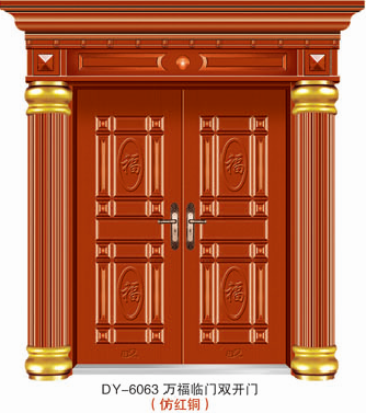 门业图片-仿铜门系列仿铜门DY-6063图片