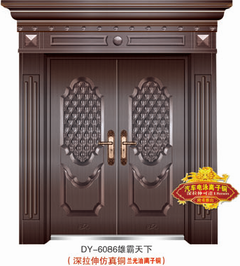 门业图片-仿铜门系列仿铜门DY-6086图片
