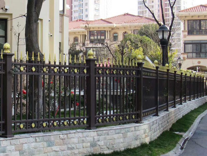 门业图片-围栏护栏豪华铝艺围栏JH227图片