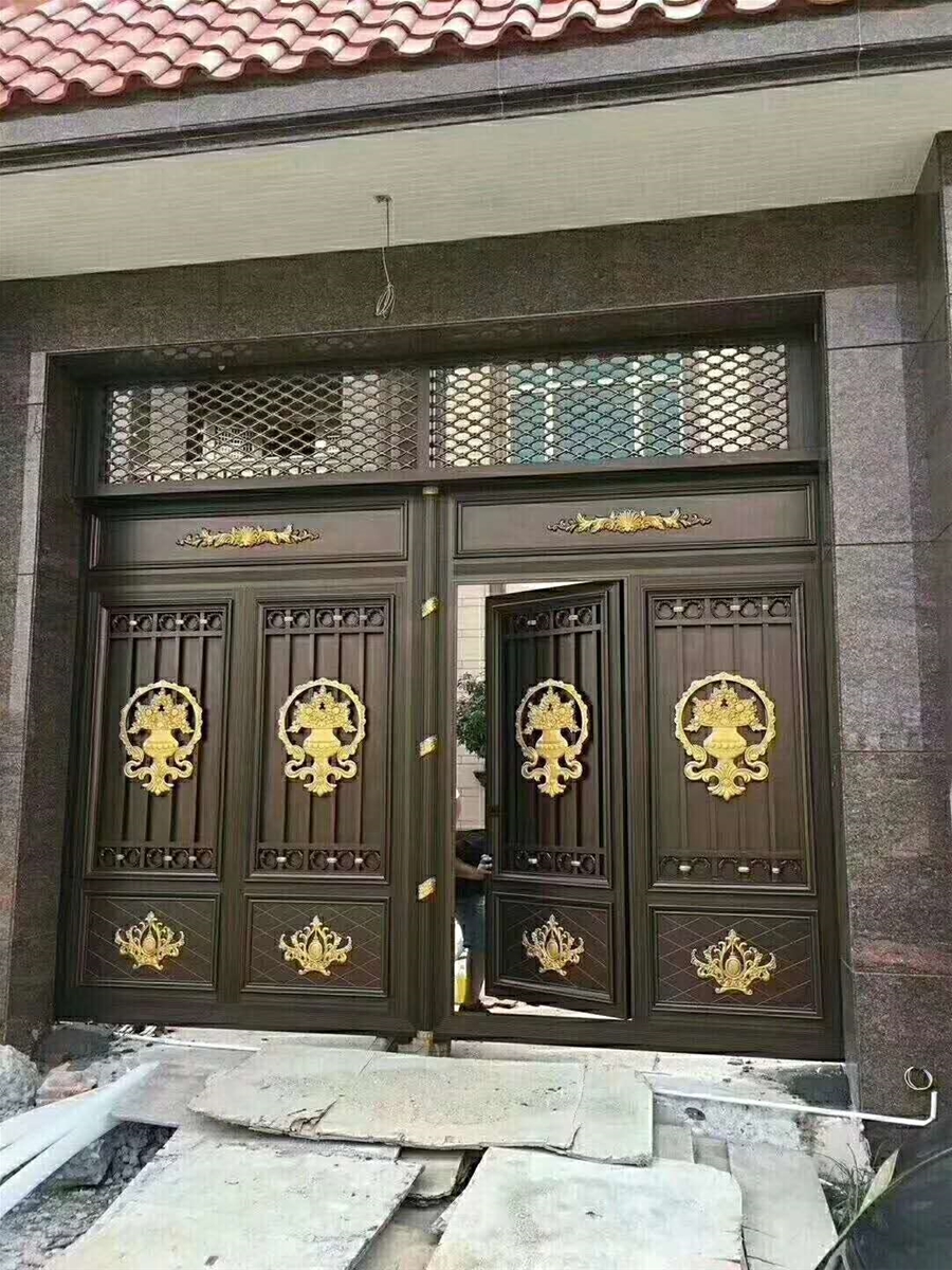 门业图片-推拉门别墅铝艺大门生产批发供应JH139图片