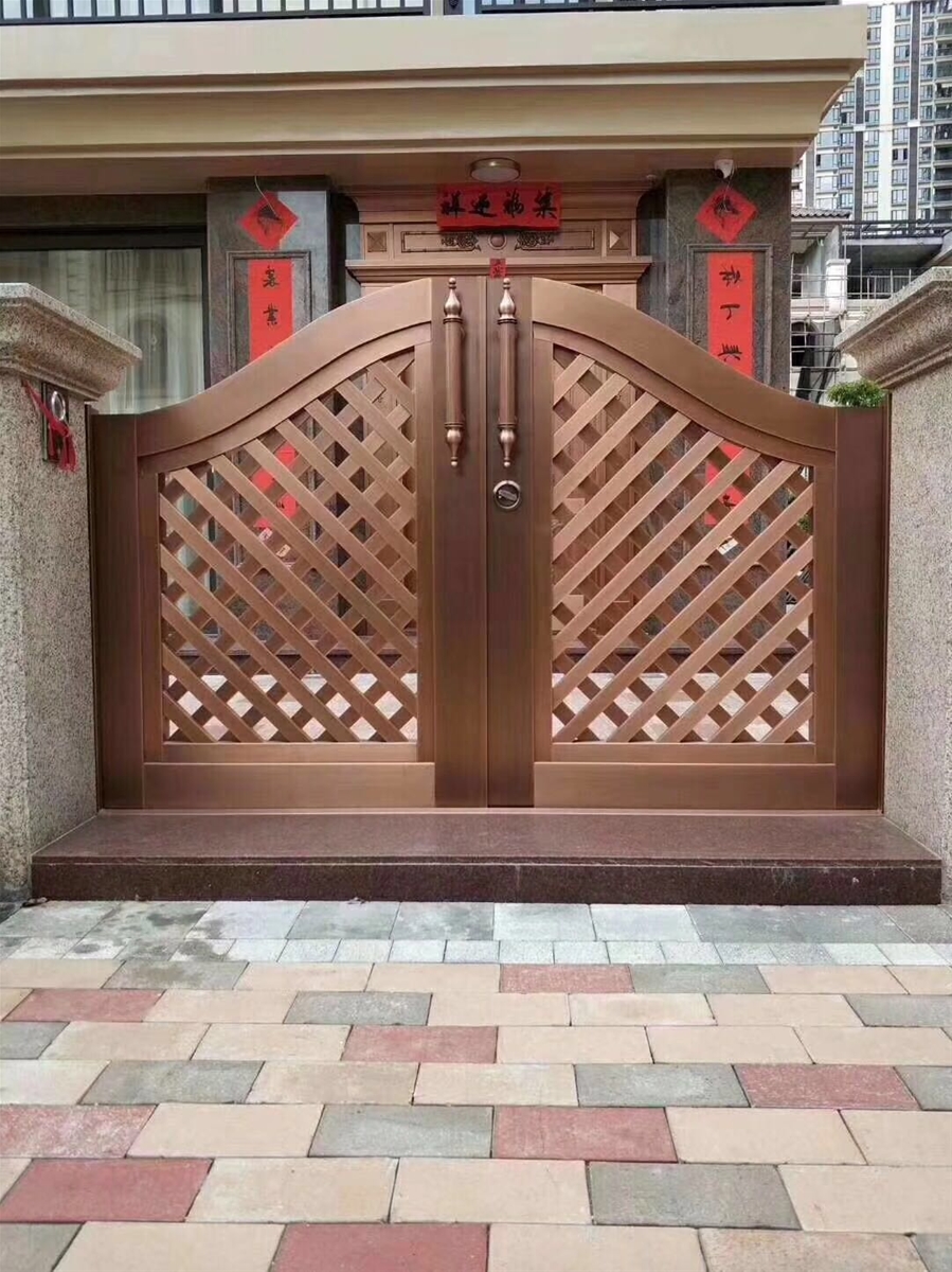 门业图片-推拉门高品质别墅铝艺门生产厂JH291图片