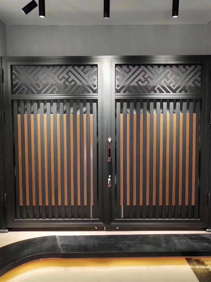 门业图片-平开门别墅安全铸铝防盗门JH860图片