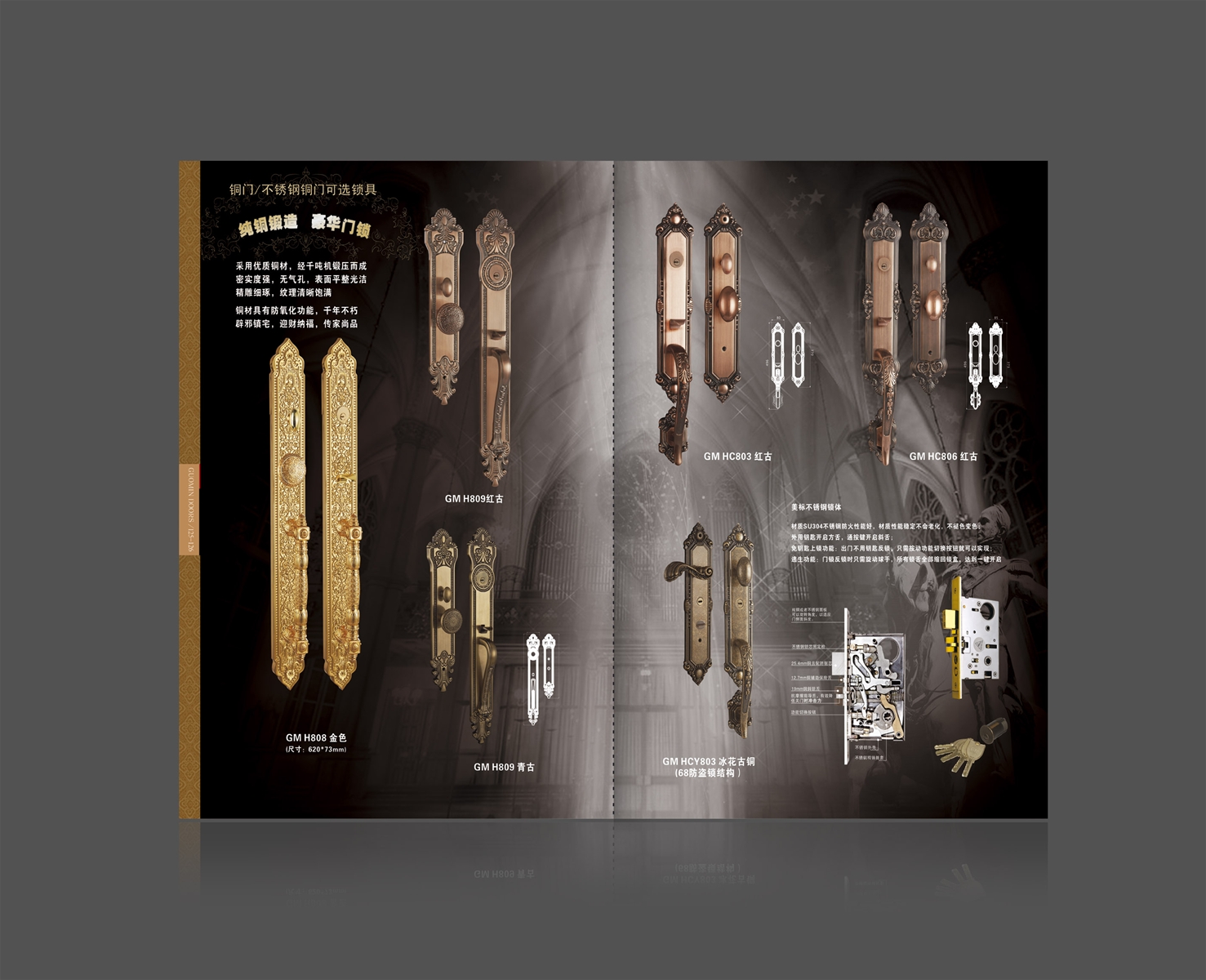 门业图片-锁具锁具GM-068图片