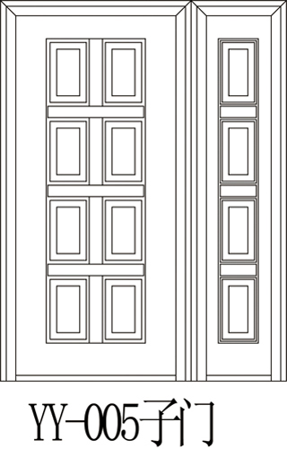 门业图片-门面压花李氏门面压花YY-005子门李氏门面压花YY-005子门图片