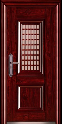 门业图片-安全门金品-九公分（反凸碰锁）FL-803 金品  九公分甲级(反凸碰锁）图片