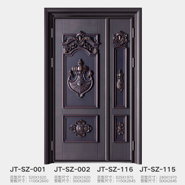 门业图片-翻沙铸铝门板系列JT-SZ-001翻沙铸铝门板图片