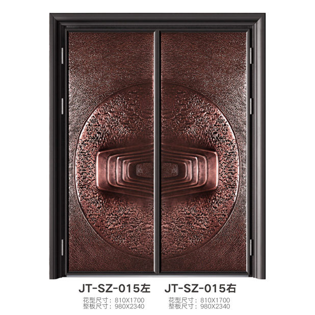 门业图片-翻沙铸铝门板系列JT-SZ-015翻沙铸铝门板图片