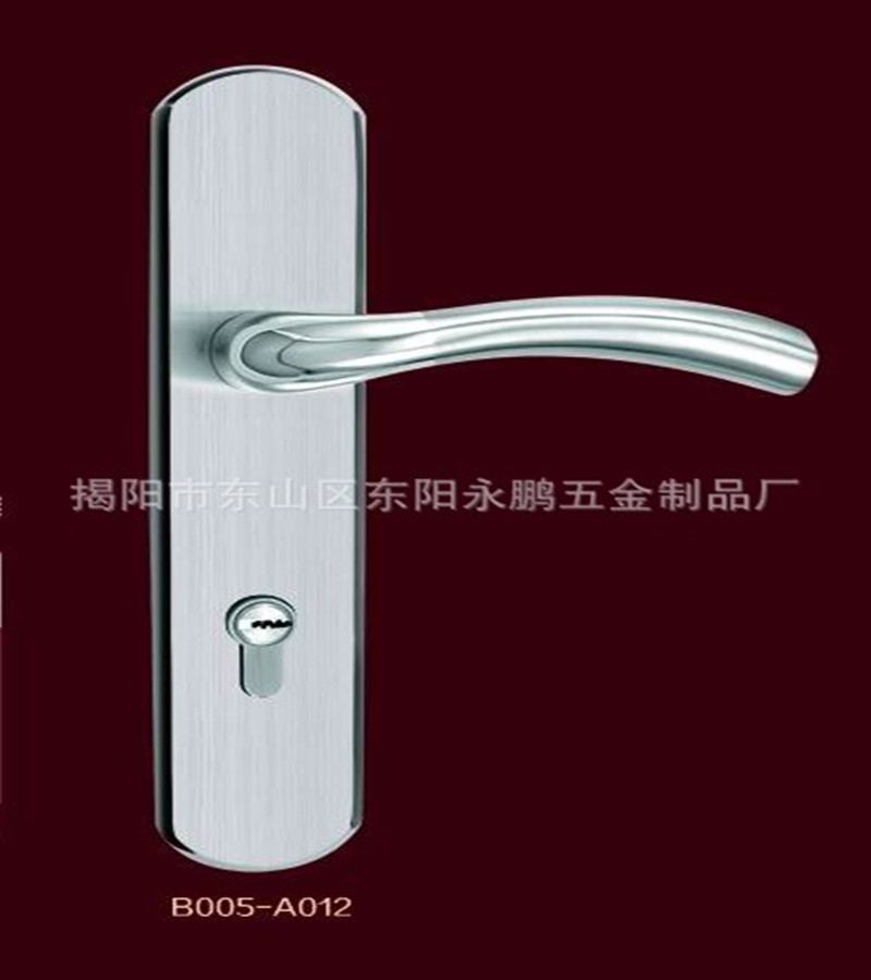 门业图片-门锁永鹏执手不锈钢门锁，防盗锁A012-B005A012-B005图片