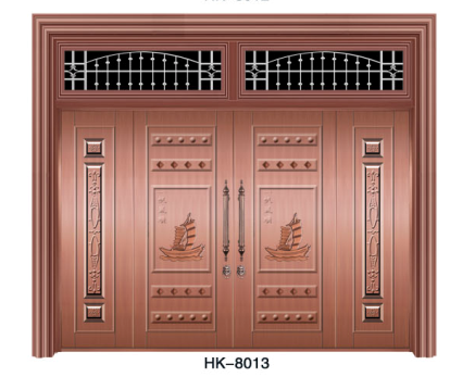 门业图片-铜铝门铜铝门hk-8013图片