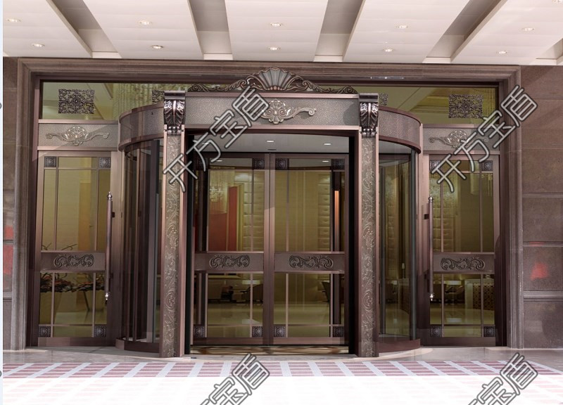 门业图片-旋转门安徽酒店旋转门厂家批发2Y图片