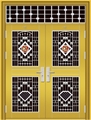 门业图片-XWS-6013六类花黄钛金XWS-6013图片