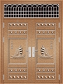 门业图片-XWS-6009玫瑰金自由纹XWS-6009图片