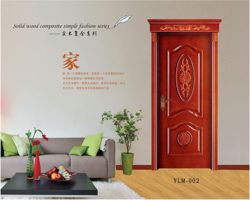 门业图片-实木复合门YLM-002YLM-002图片