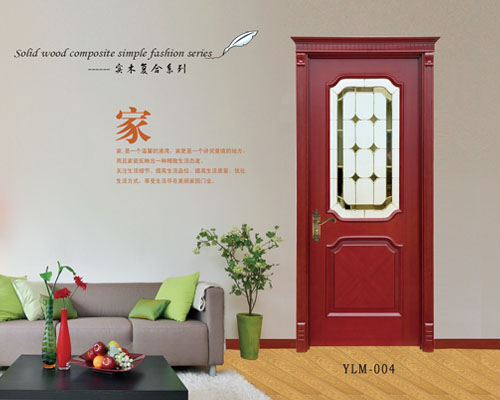 门业图片-实木复合门YLM-004YLM-004图片