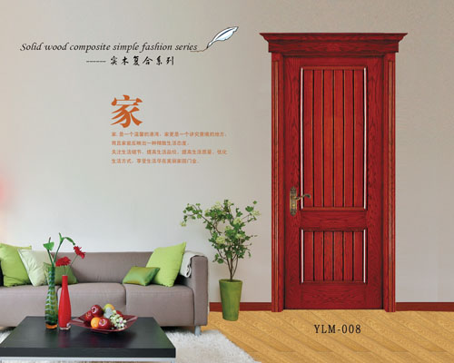 门业图片-实木复合门YLM-008YLM-008图片