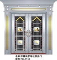 门业图片-罗马柱不锈钢门3786图片