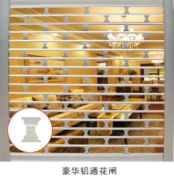 门业图片-电动卷闸，车库门佛山商铺，银行电动通花闸，电动卷闸门豪华铝通花闸.电动通花闸豪华铝通花闸.图片