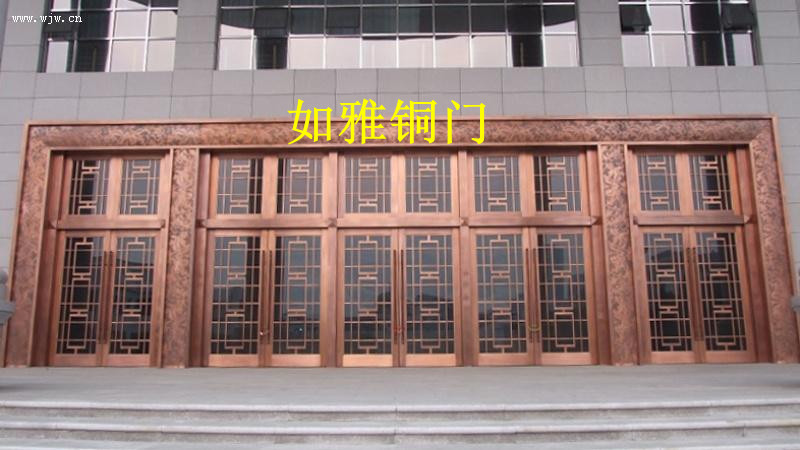 门业图片-如雅四开铜门铜门厂家|别墅铜门|铜门定制451图片