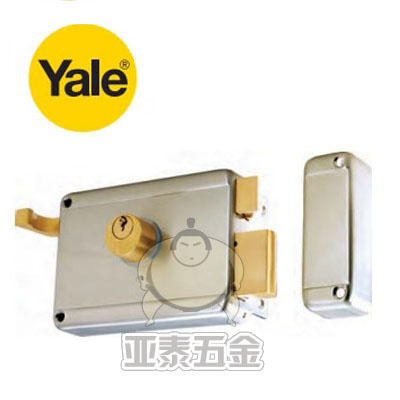 门业图片-门锁意大利YALE耶鲁牌611-60正左钥锁式双舌门锁611-70反左钥锁式双舌门锁内外匙三开门锁611-60/70图片