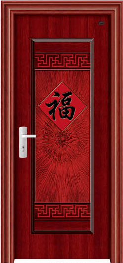 门业图片-高档烤漆(钢木室内门系列)武义金欧亿门业  JOY-8015(红拼木)JOY-8015(红拼木)图片